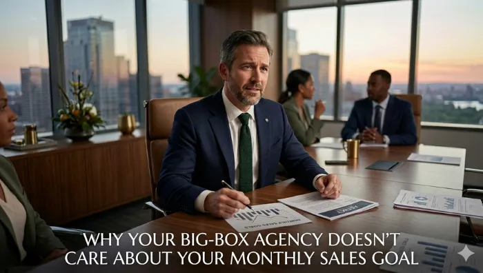 Automotive Ad Spend Audit showing why big-box agencies ignore dealership monthly sales goals